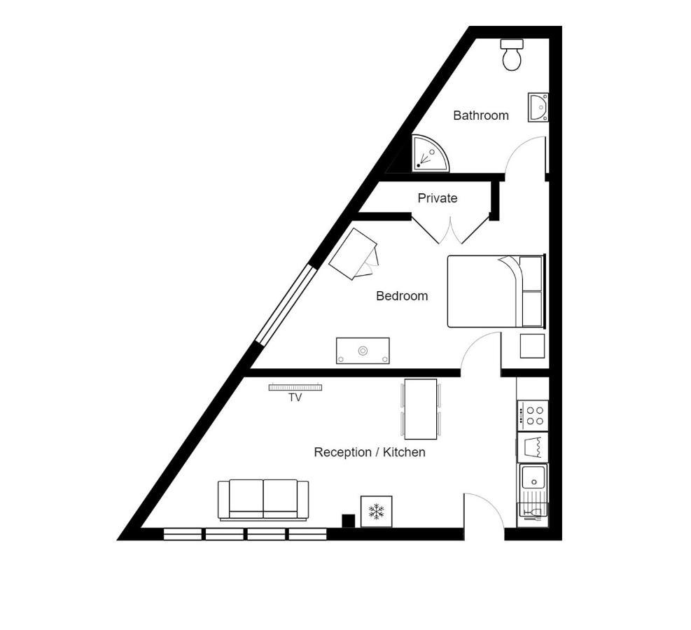 Charming 1 Bedroom Apartment Bristol Exterior photo